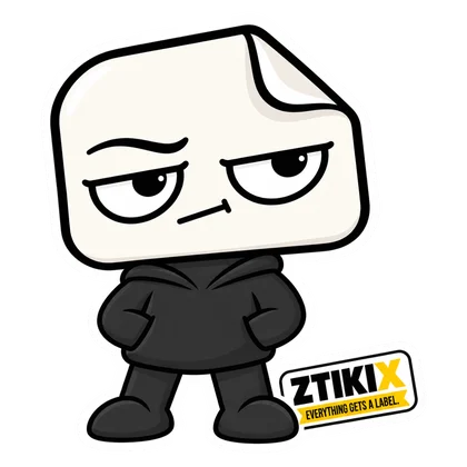 ZTIKIX stands with hands in hoodie pockets, half-closed eyes and a flat, unimpressed expression.